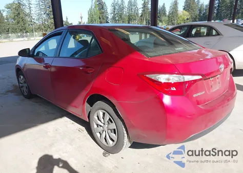 2015 Toyota Corolla Le из США, поврежденный, VIN 5YFBURHE6FP332900